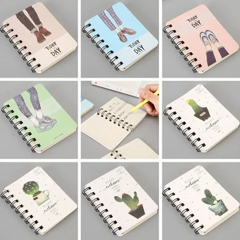 

Cute Student Rollover Coil Note Pad Pocket Portable Office Learning Note Supplies Memo Pad Leave A Message Notebook