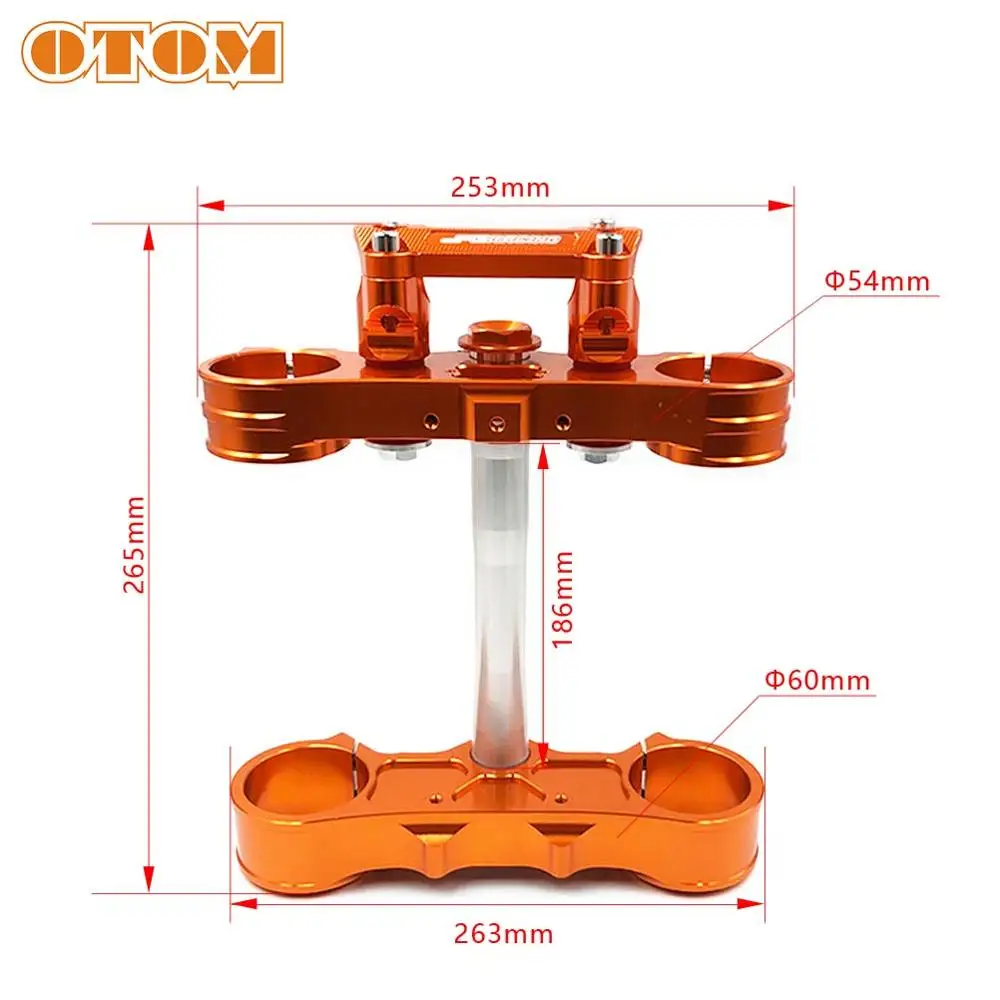 Тройные зажимы OTOM для мотоциклов KTM рулевой стержень и зажим переходник стояка SX