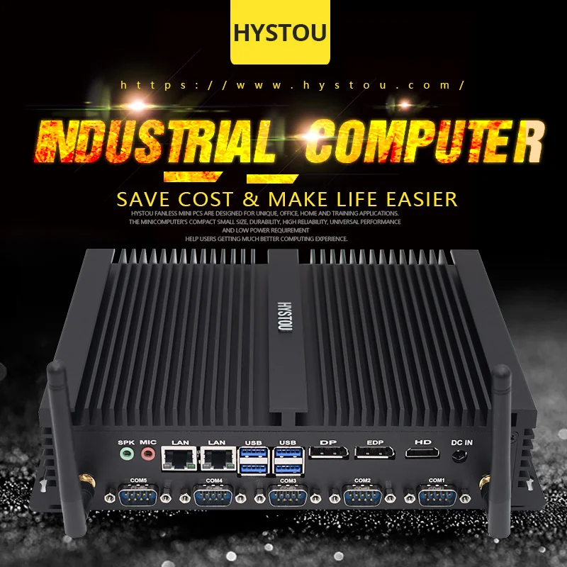 Десктопный промышленный ПК 8 го поколения DDR4 Core i7 8550U мини i5 8250U 2 Intel NUC LAN HDMI DP