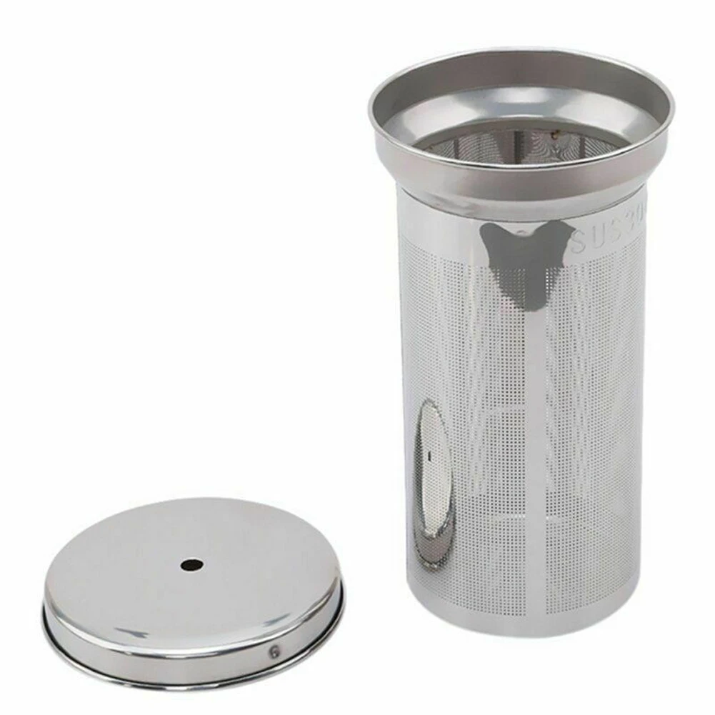 

Practical Cylinder Shape Durable Tools Stainless Steel With Lid Coffee Accessories Infuser Mesh Filter Home Kitchen Tea Strainer