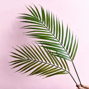 

Ins Simulation Plant Palm Leaf False Sunflower Leaves Floral Arrangement Vase Fake Leaf Set Props