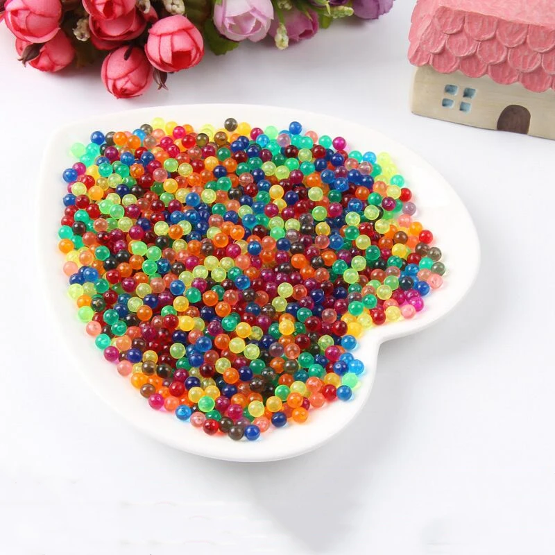 Children Beads for Kids 200pcs /bag DIY Beads Crystal Creative Material Kids Beads Water Spray Magic Puzzle Toys for Children