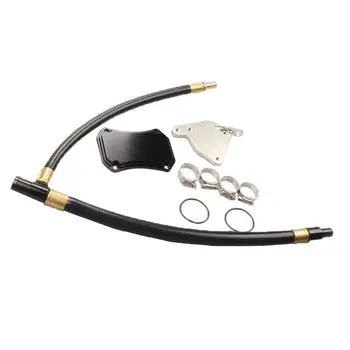 

For EGR Valve Cooler Delete Kit Exhaust Gas Circulation Pipe Fitting Kit for Chevy GMC 11-15 6.6L LML Duramax Turbo Diesel