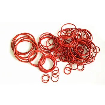 

CS 1.0 mm OD15 16 17 18 19 20 25 28 silicone rubber O ring Red VMQ pipe faucet valve gasket seal High temperature resistance