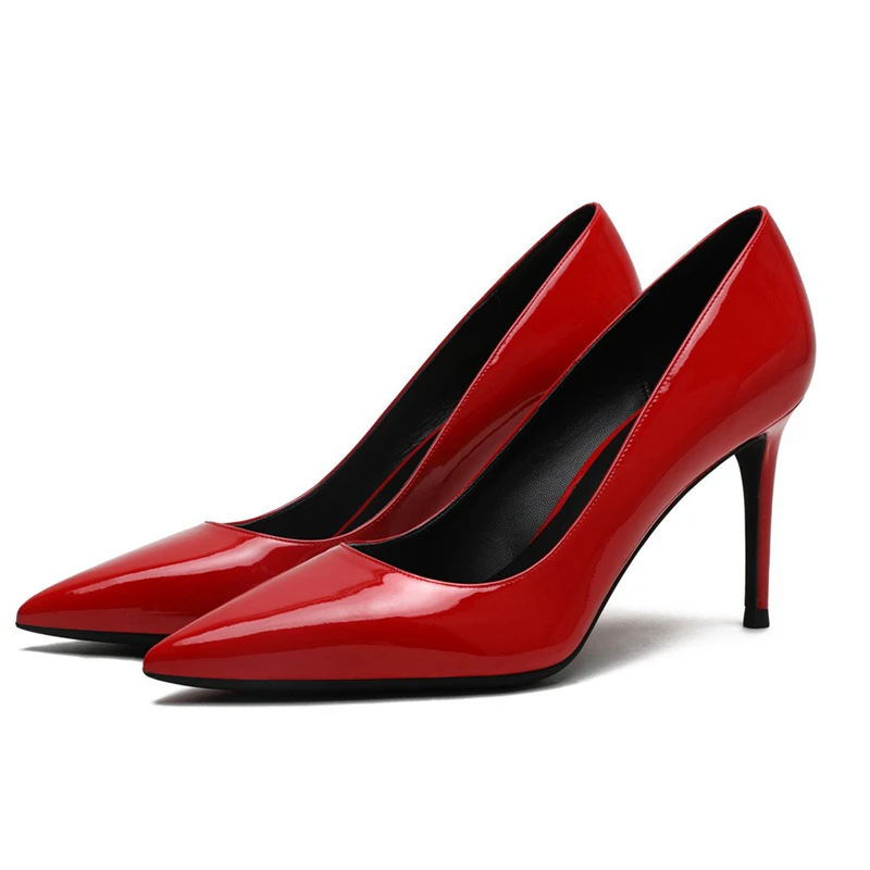 

2020 Four Style Women Shoes Shallow High Heels Pumps Wedding Party Concise Summer Newest Pointed Toe Shoes Woman C0036