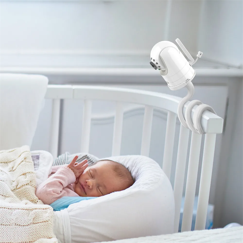 Suporte de Câmera Flexível com Base para Balanço de Bebê com Encaixe Prateleiras Móveis às ou - Image 6