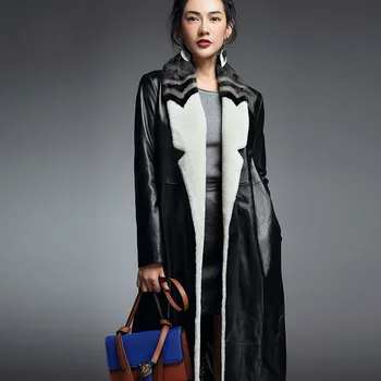 

Sheepskin Down Coat Autumn Winter Real Genuine Leather Jacket Women Clothes 2020 Korean Vintage Windbreaker Abrigo Mujer ZT3576