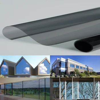 

SUNICE UV Rejection 99% Grey Window Tint Building Glass Home Window PET Film Solar Car Window Tint 1.52m x 5m(60inch*16.5ft)