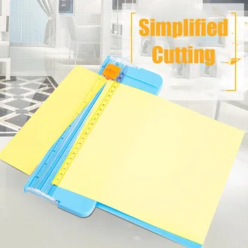 

Paper Cutter Replacement Blades with Automatic Security Safeguard for A4 Paper Trimmer LFX-ING