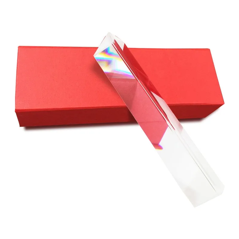 

Prism Triangular Precision K9 Rainbow Optical Glass Prism Right Angle Reflecting Surveying Physics Teaching Light Spectrum Prism