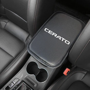

Car Armrest Pad Covers Auto Seat Armrests Storage Protection Cushion for KIA Cerato k3 Cerato 2 Cerato 3 2011-2019 car styling