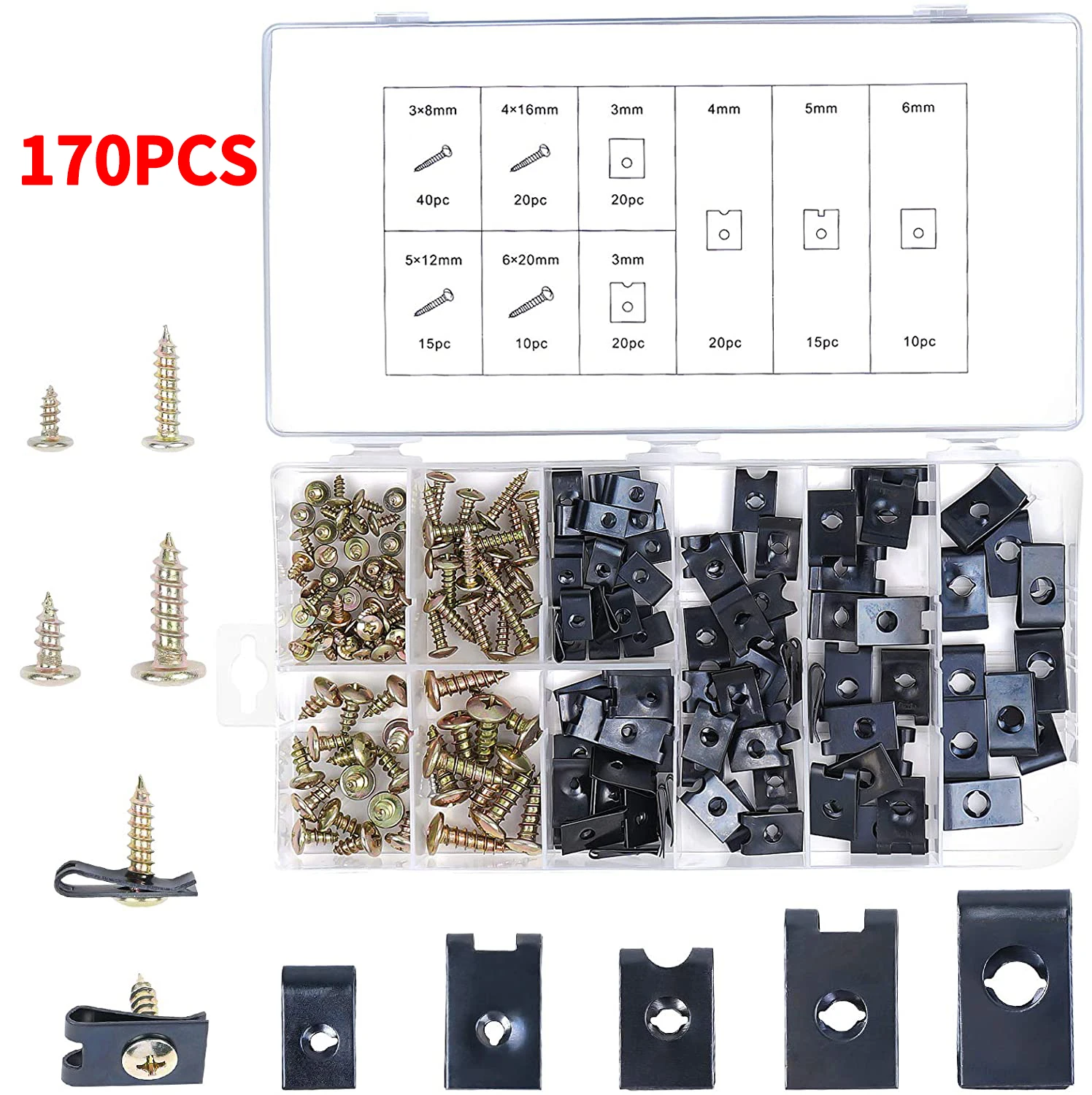 sortimento, m3 m4 m5 m6 metal retentor