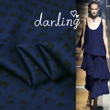 19 летняя Новинка 108 см в ширину 19 Momme шелковая ткань для женского платья устойчивая к усадке ткань с принтом Сделай Сам шитье Распродажа