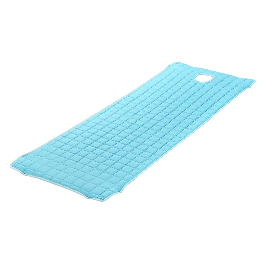 2 Pieces Reusable Washable Massage Table Sheet Cover Pad Set - Includes Foam Padded Mattress & Soft Face Cradle Pillow