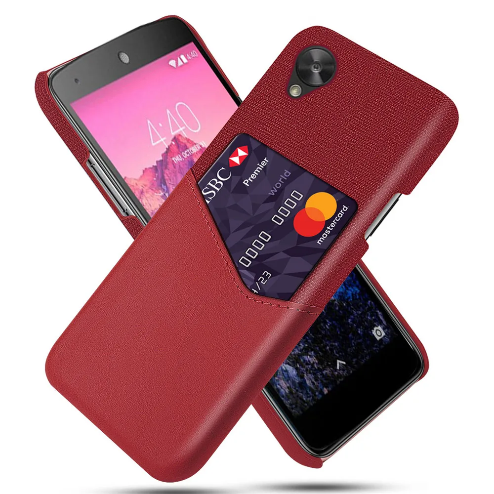 Бизнес чехол для Google Nexus 5 пикселей 4 2 3 XL XL2 чехол с отделением для кредитных карт для Nexus5 Pixel4 Pixel2 Pixel3 Pixel3A XL чехол Fundas - Цвет: Case-Red