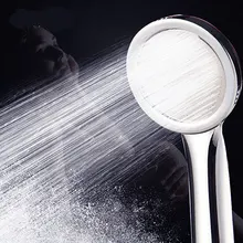 

High Pressure Water Saving Rainfall Shower Head Bathroom Accessories ABS Chrome Holder Showerhead Bathroom Accessories