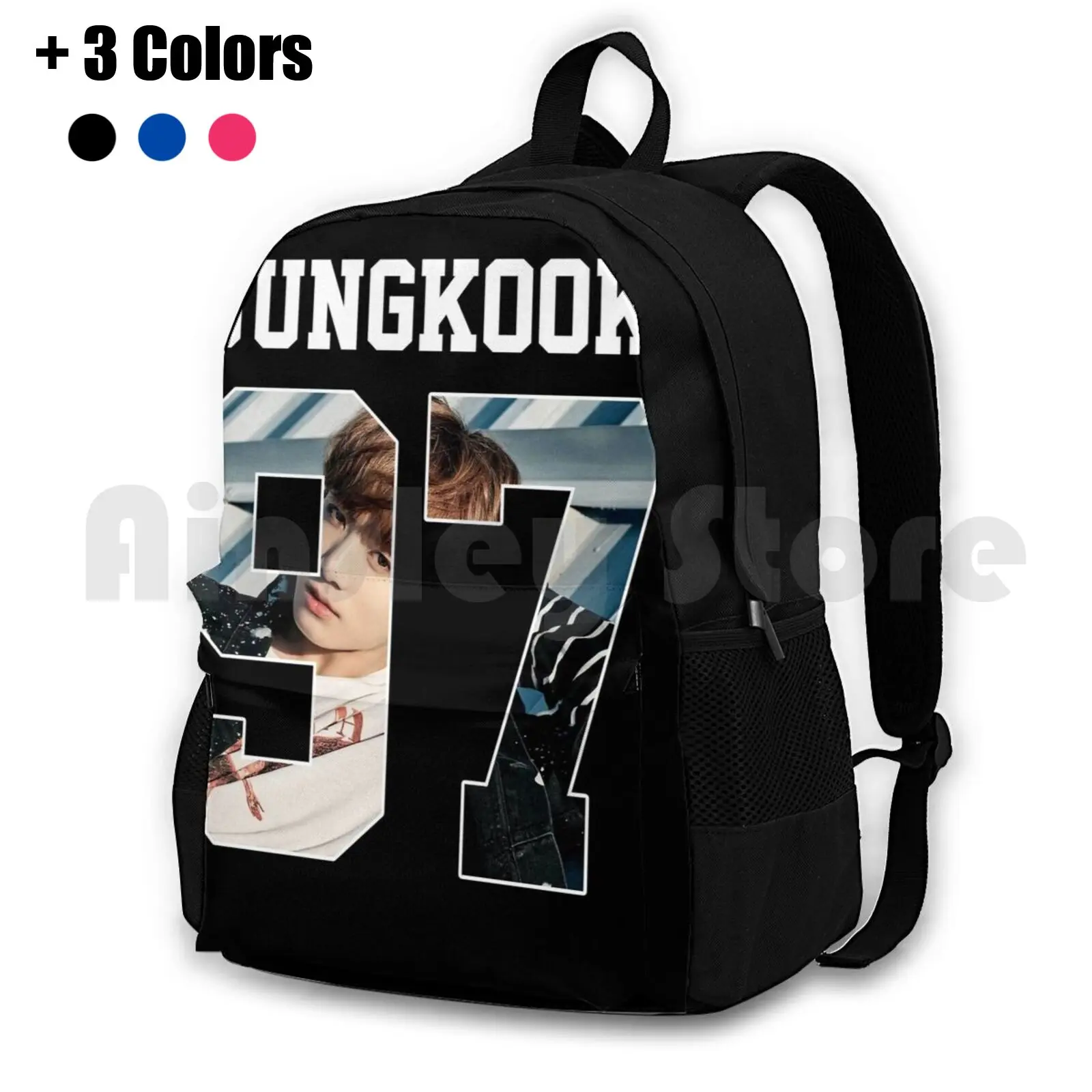 Boys Jeon Jeong-Guk Jungkook Nr 97 K-Pop Jersey Outdoor Hiking Backpack  Waterproof Camping Travel Boys Boys Kpop Korea Korean - AliExpress