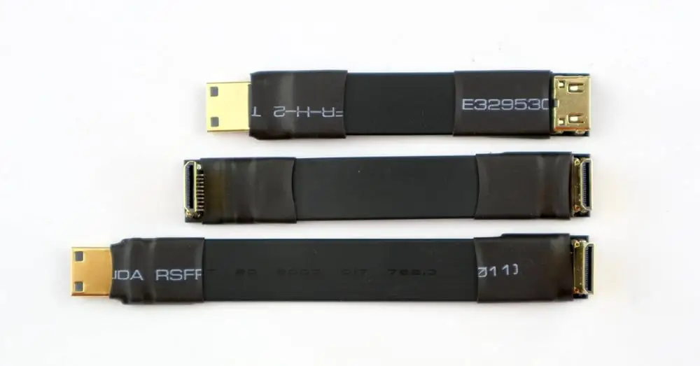 Мини Кабель HDMI AAir C male female сверхтонкий удлиняющий кабель hd с кривой вверх 18 Гбит/с