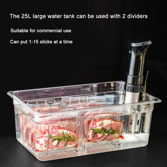 DIY Sous Vide Container with Rack 