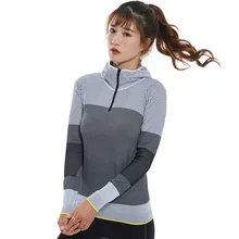 Женские спортивные костюмы для бега, мужские толстовки и толстовки, эластичные облегающие топы для фитнеса с длинным рукавом и капюшоном для йоги