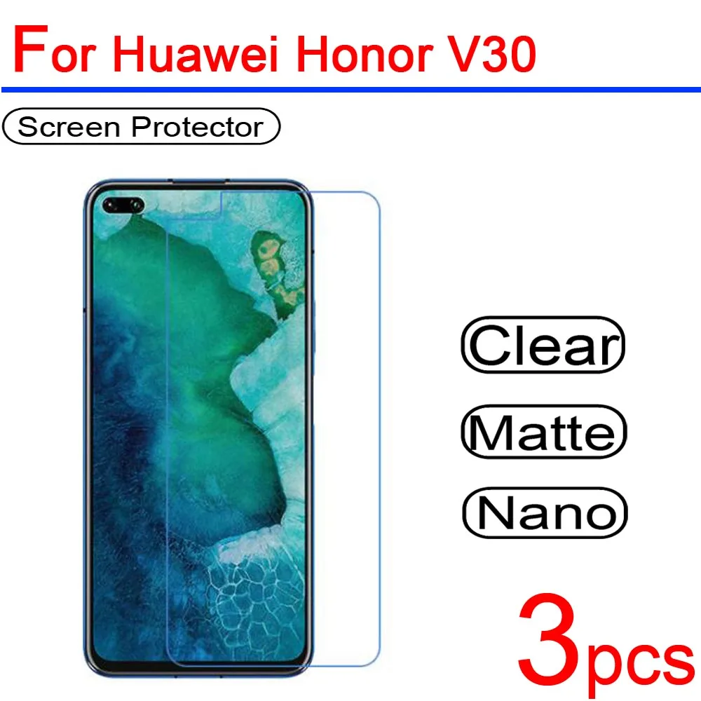 3 шт ультра чистый глянцевый мягкий ЖК-экран для huawei honor V30 Защитная пленка View 30