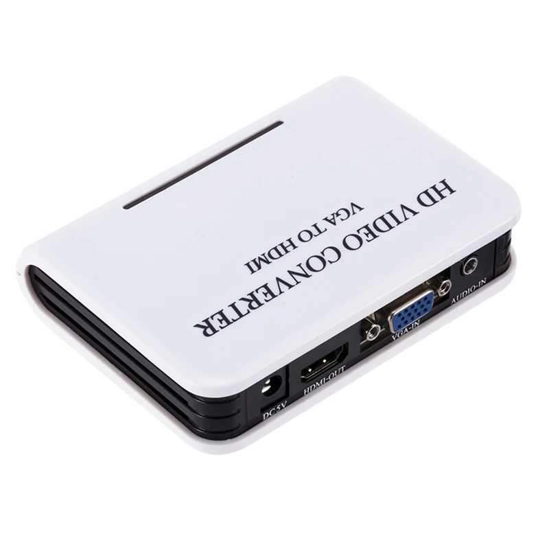Аудио-Кабель hdmi-vga-hdmi 1080P Full HD HDTV видео ТВ преобразователь адаптер коробка
