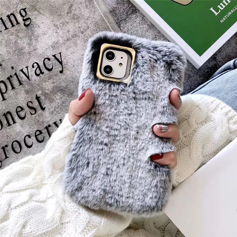 Plush Furry Fluffy Fur Phone Case (15)