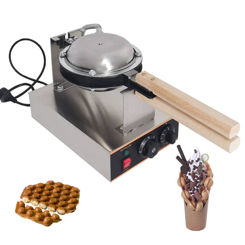 

Electric Egg Bubble Waffle Maker Iron Maker Machine With 220V Egg Cake Oven For Small Commercial Machine