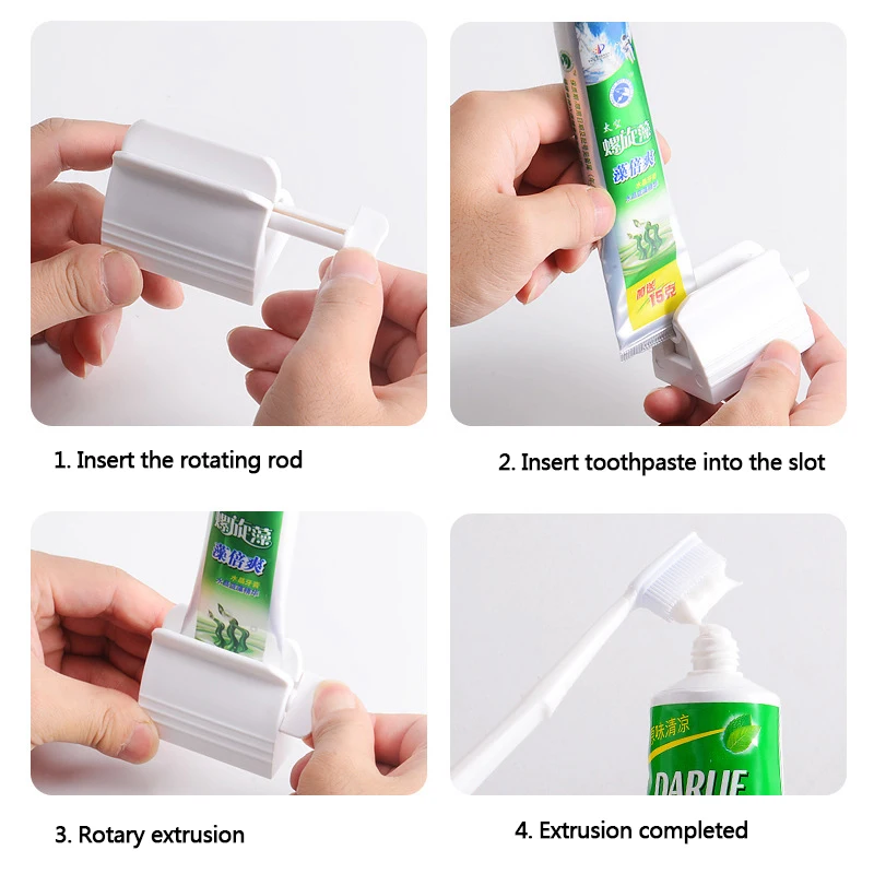 Lot De 3 Distributeurs De Dentifrice Lahviuu, Anti-gaspillage, Presse-tube, Pour Salle De Bain - Neuf
