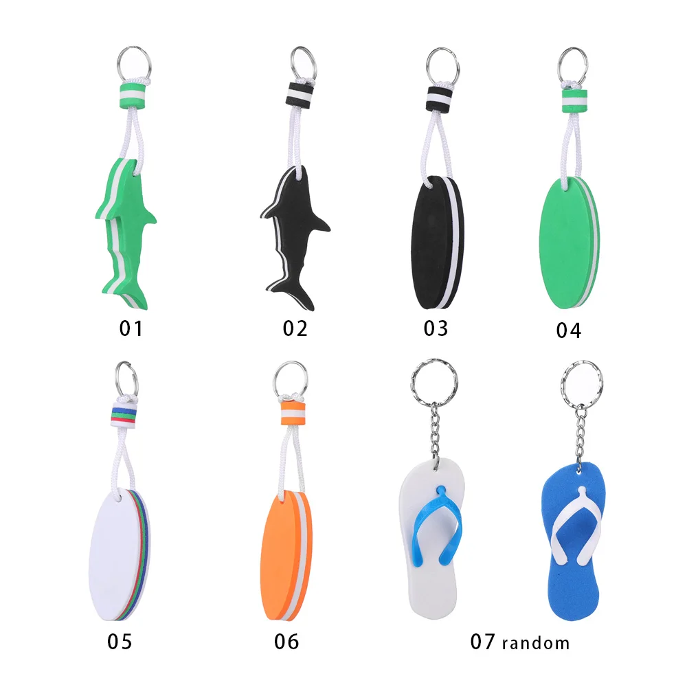 Description Picture 4 of itemEVA Sponge Fender Buoyant Ring Kayak Keychain Buckle Keyring Float Keys Sailing Buoyant Marine Fishing Rowing Boats Tools