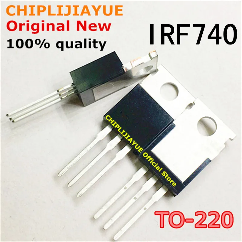 Новый и оригинальный чипсет IC IRF740 TO220 740 IRF740PBF TO 220 10 шт.|work work|ic chip100 pcs |