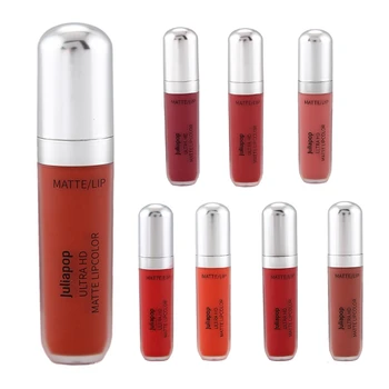 

Julia Does Not Fade Waterproof Matte Glaze 8-Color Ice Cream Lipstick Makeup