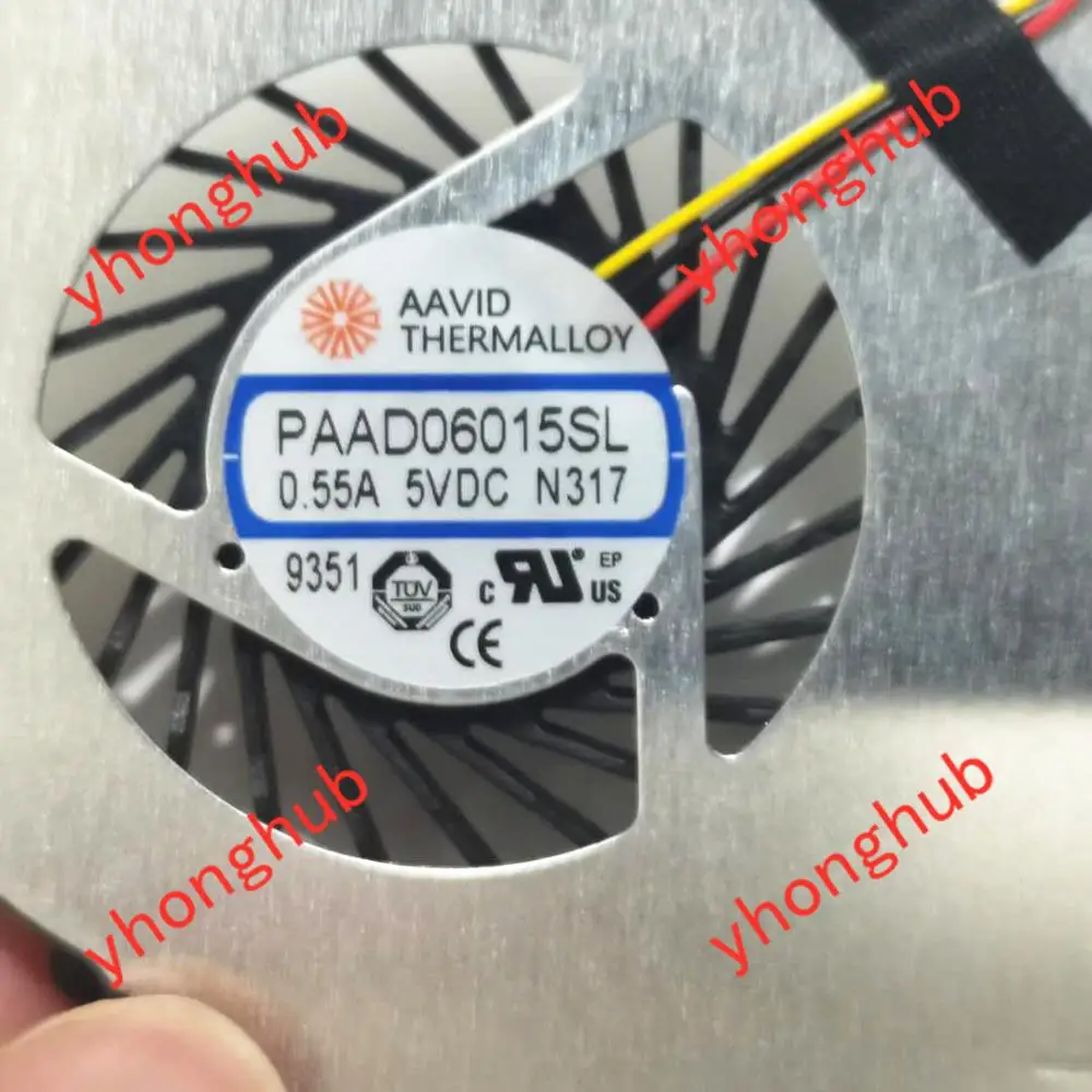 AAVID PAAD06015SL N317 сервер Cpu охлаждающий вентилятор DC5V 0.55A 3 жильный|cpu fan|server fanfan cpu |