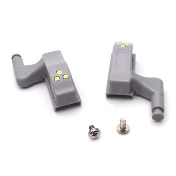 

Universal Furniture Cupboard Cabinet Wardrobe Hinge Led Lamp Night Light Door Open Auto ON LED Bulb 20Pcs Save Power