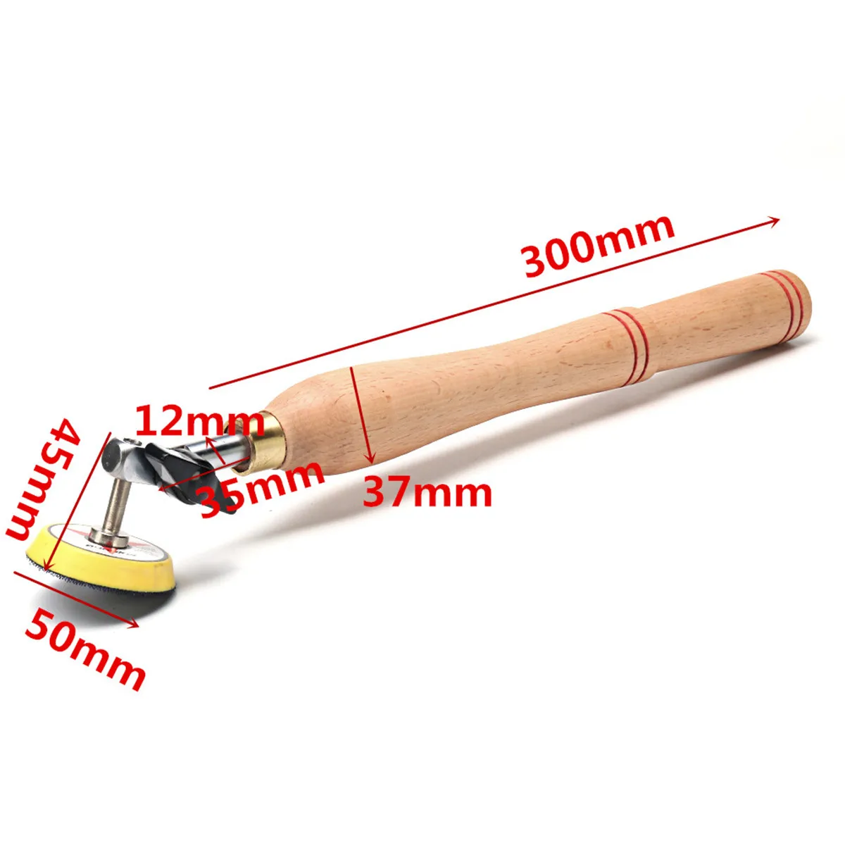 

Wood Bowl Sander Sanding Tool with Sanding Disc for Lathe Wood Turning Tool Woodworking