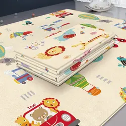 Tapis de jeu pliable de dessin animé pour bébé, résistant à l'eau, Puzzle Xpe, tapis d'escalade pour enfants, tapis d'activités, tapis de jeux, jouets, cadeaux 