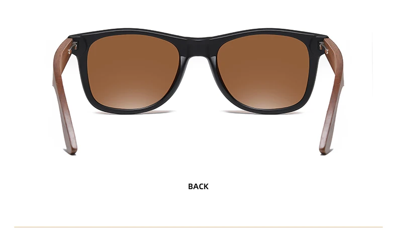 GM Брендовые мужские винтажные классические противосиние деревянные поляризованные солнцезащитные очки с зеркальными линзами для вождения для 7061H
