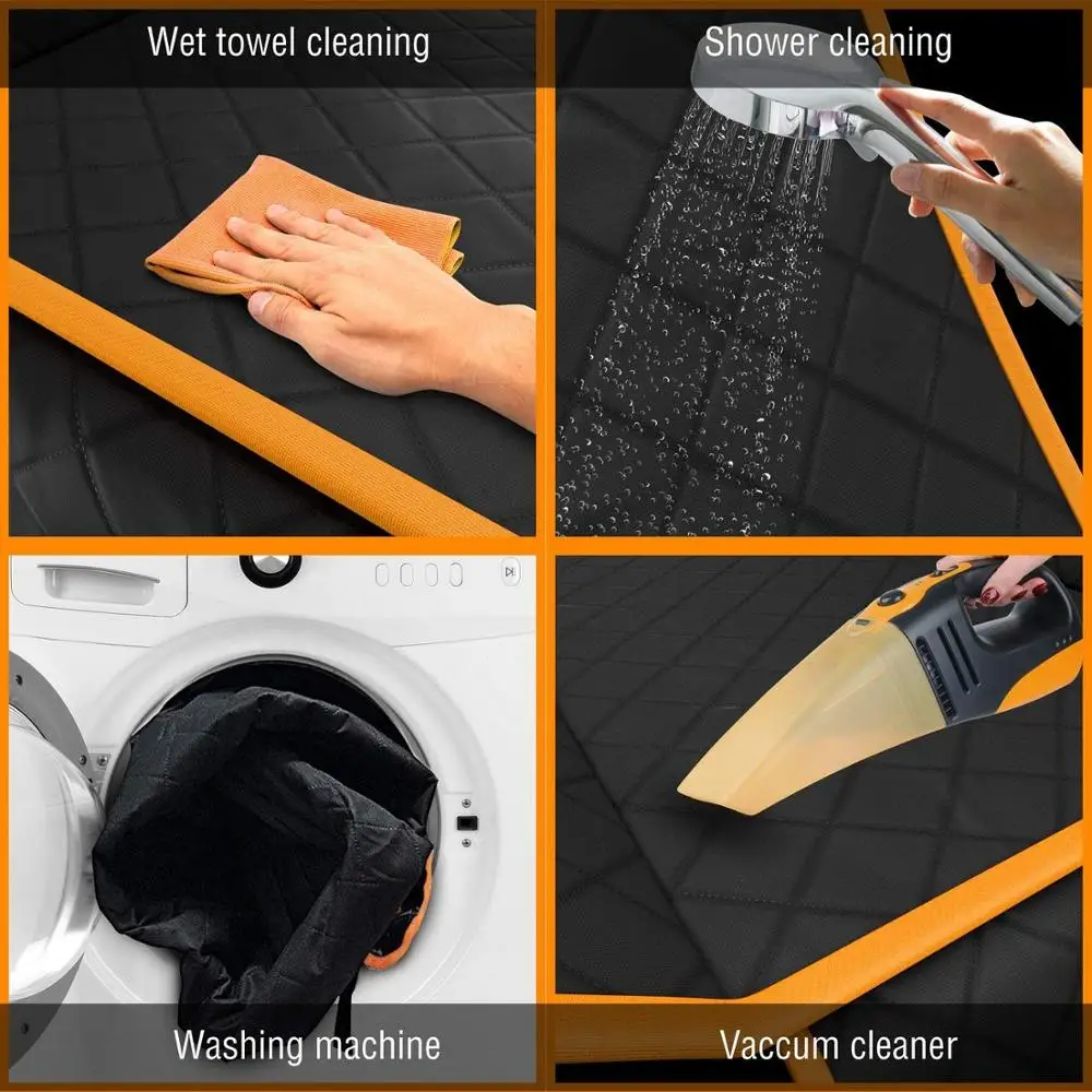 Lanke Dog Back Seat Cover Protector Waterproof Scratchproof Nonslip Hammock for Dogs, Against Dirt and Pet Fur Car Seat Covers