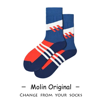 

Geometric Woman Sock Striped Socks for Women Colorful Style Ladies High Standard Female Cotton Trendy Spring Summer Patchwork