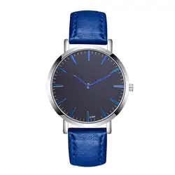 Синие мужские часы с круглым циферблатом, наручные часы, мужские часы, Топ бренд, деловые часы для мужчин и женщин, подарки на день Святого