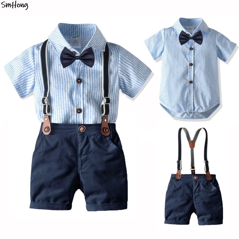 2DXuixsh Baby Boy Winter Clothes 3-6 Months Baby Jumpsuit Tie Boys Clothes  Romper Gentleman Outfits Solid Boys Romper&Jumpsuit 12 18 Month Boy Shorts  Cotton Blend Dark Blue 6 - Walmart.com