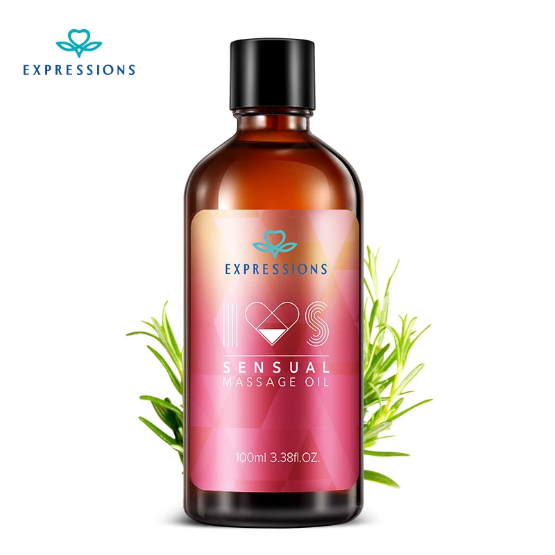 Goede Afrodisiacum Feromoon Sensuele Massage Olie Eetbare Rose Vanille Body Olie voor Koppels Ontspannen Spier Erotische Essentiële Oliën