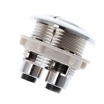 

Dual Flush Toilet Tank Button Closestool Bathroom Accessories Water Saving Valve Dropship