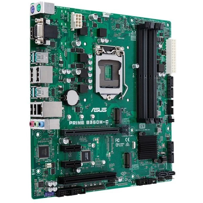 Материнская плата Asus PRIME B360M-C Soc-1151v2 Intel B360 4xDDR4 mATX AC`97 8ch(7.1) GbLAN+VGA+HDMI