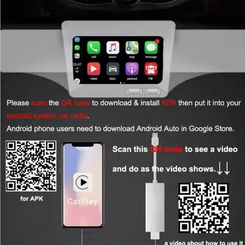 

Carplay USB Dongle For iPhone For Android 4.4 Car Navigation Player 5V