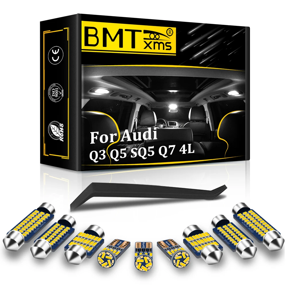 

BMTxms Canbus Indoor Lamp LED For Audi Q3 8U Q5 8R SQ5 Q7 4L 2007 2010 2011 2012 2014 2015 2017 2018 2019 Sportback Accessories