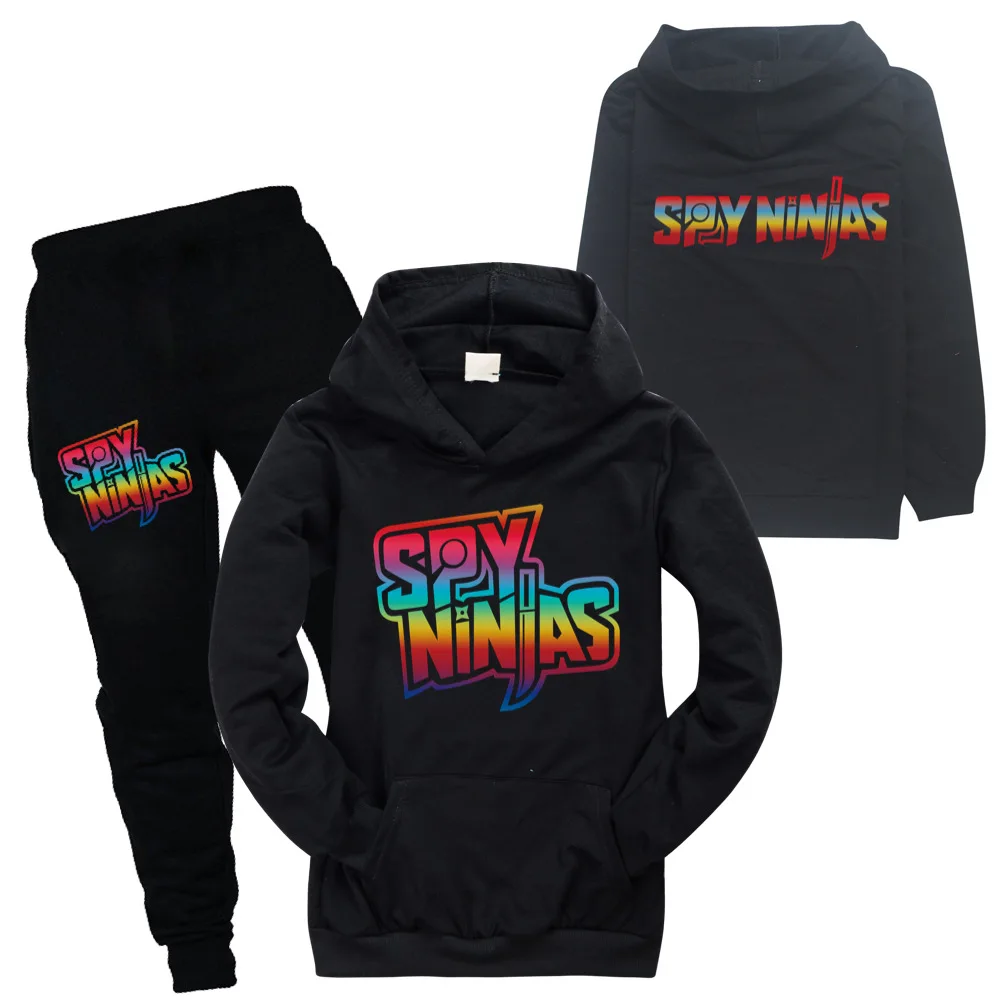 

Autumn Baby Clothing Sets Children Birthday suit Boys Tracksuits Kids SPY NINJA Sport Suits Hoodies Top +Pants 2pcs Set 2-16 Y