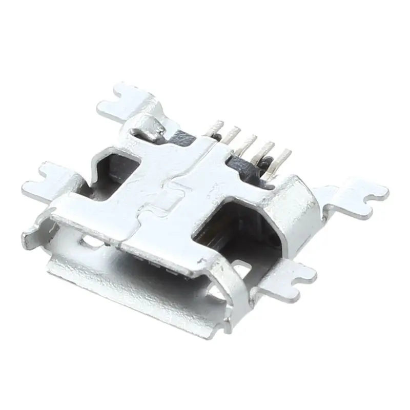Модные 5 шт. мини usb Тип B гнездо 180 Градусов 5-Контактный SMD SMT разъем