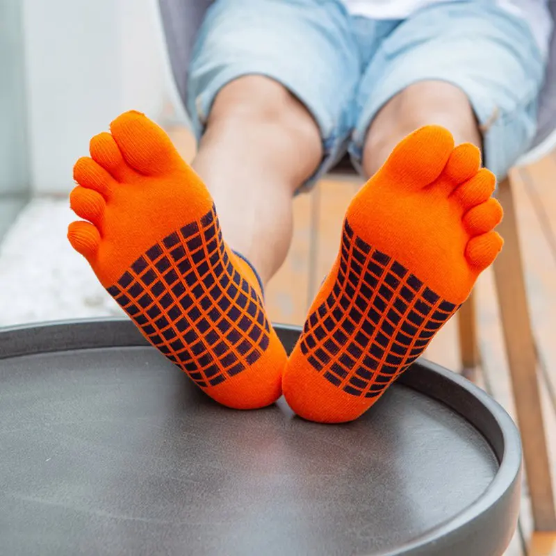 Летние мужские носки хлопчатобумажные носки с пятью пальцами повседневные забавные дышащие эластичные носки