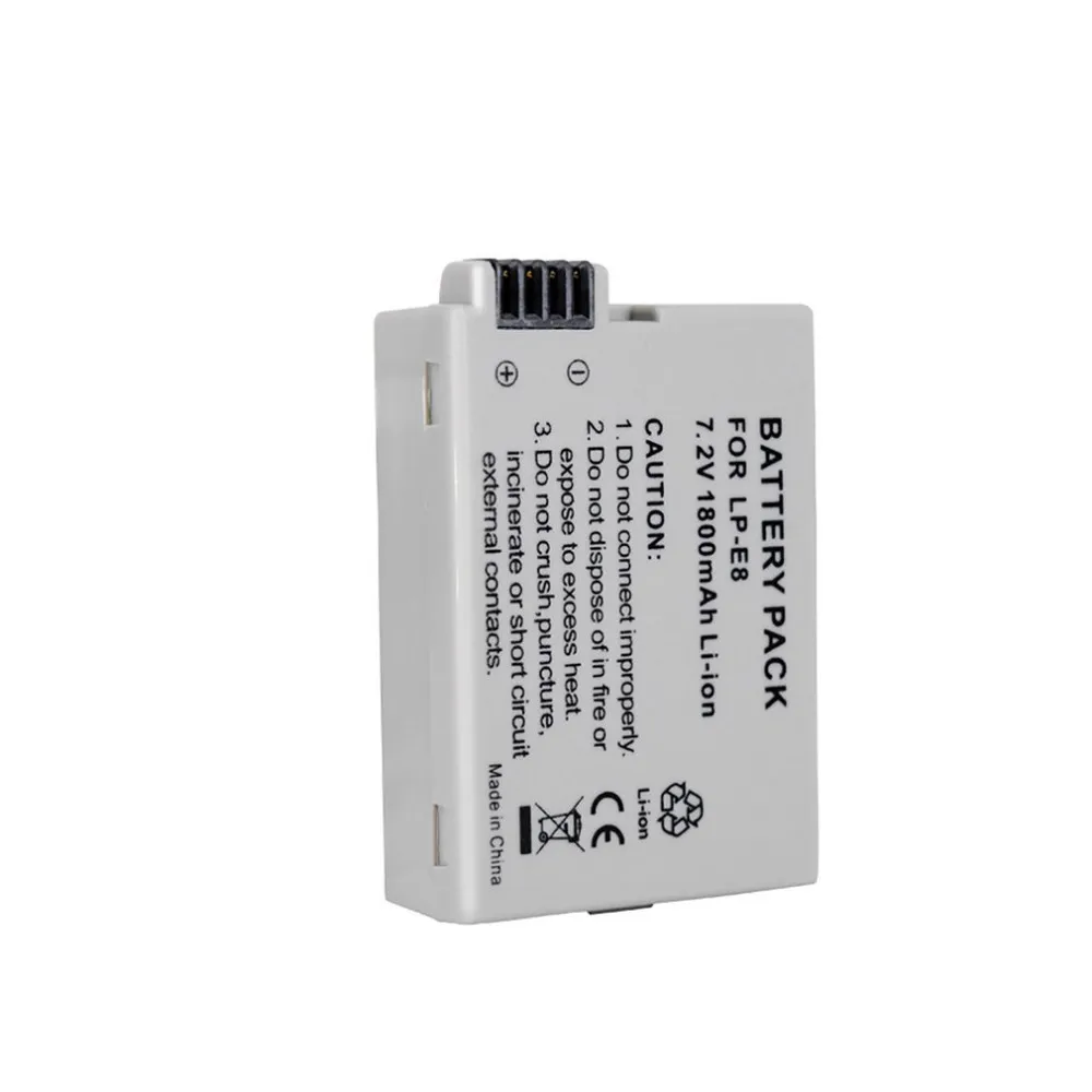 

LP-E8 Camera Lithium Battery Charger Liquid Crystal Set Fit For EOS 550D EOS 600D 650D 700D Rebel T2i EOS Kiss X4